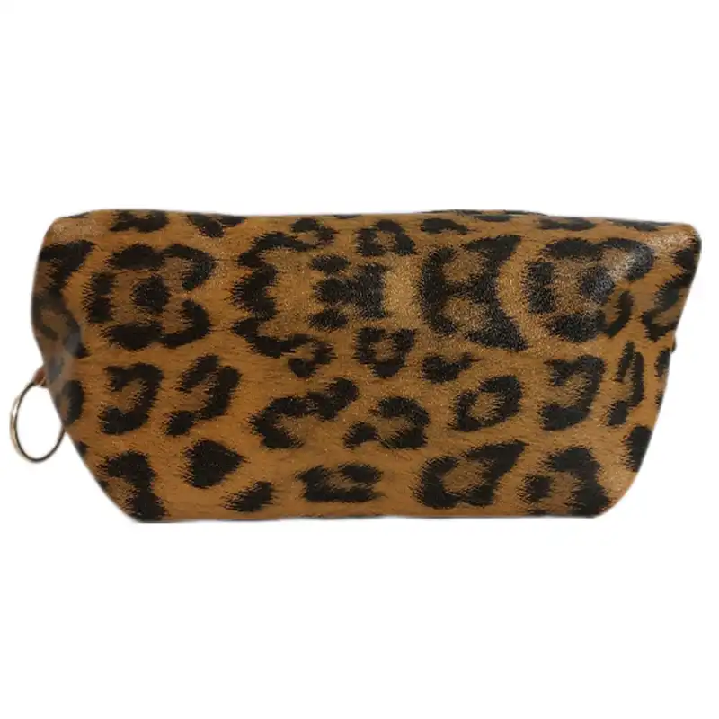 کیف لوازم آرایش زنانه مدل پلنگی