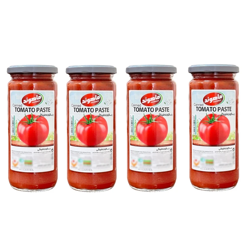 رب گوجه فرنگی ماهوند - 480 گرم مجموعه 4 عددی