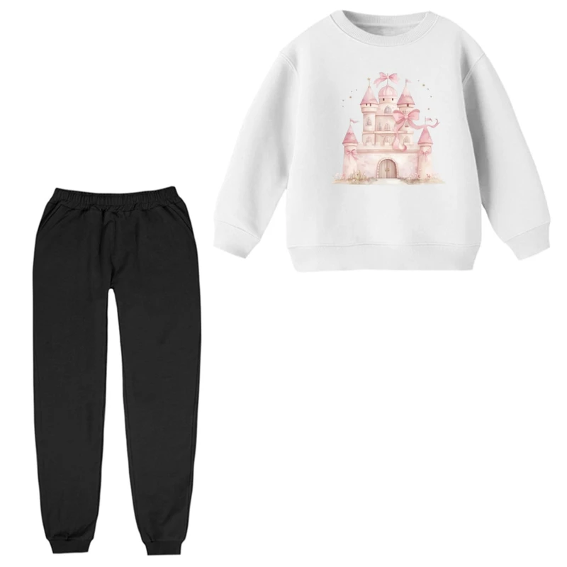 ست سویشرت و شلوار راحتی بچگانه مدل قصر 