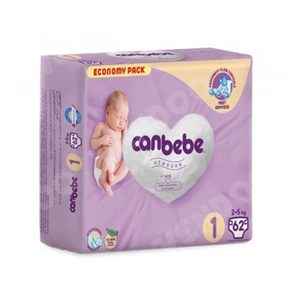 پوشک کودک جان به به سایز 1 مدل ekonomik بسته 62 عددی