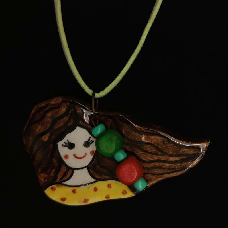 گردنبند دخترانه مدل شکوفه کد 12438039 گردنبند دخترانه مدل شکوفه کد 12438039