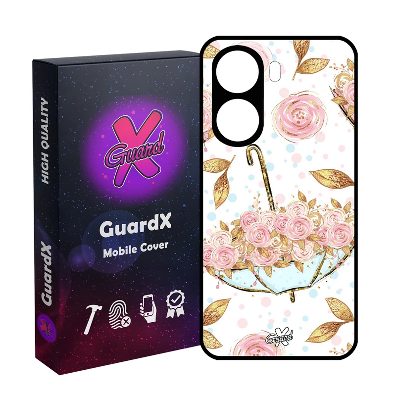 کاور گارد ایکس طرح Flower مدل 10107 مناسب برای گوشی موبایل شیائومی Redmi A5 / Poco C71