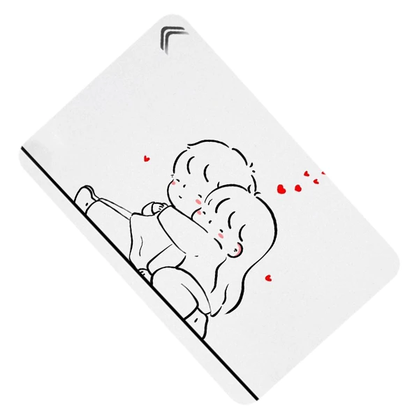استیکر کارت بانکی طرح عاشقانه فانتزی مدل CAC732-K-G1-180