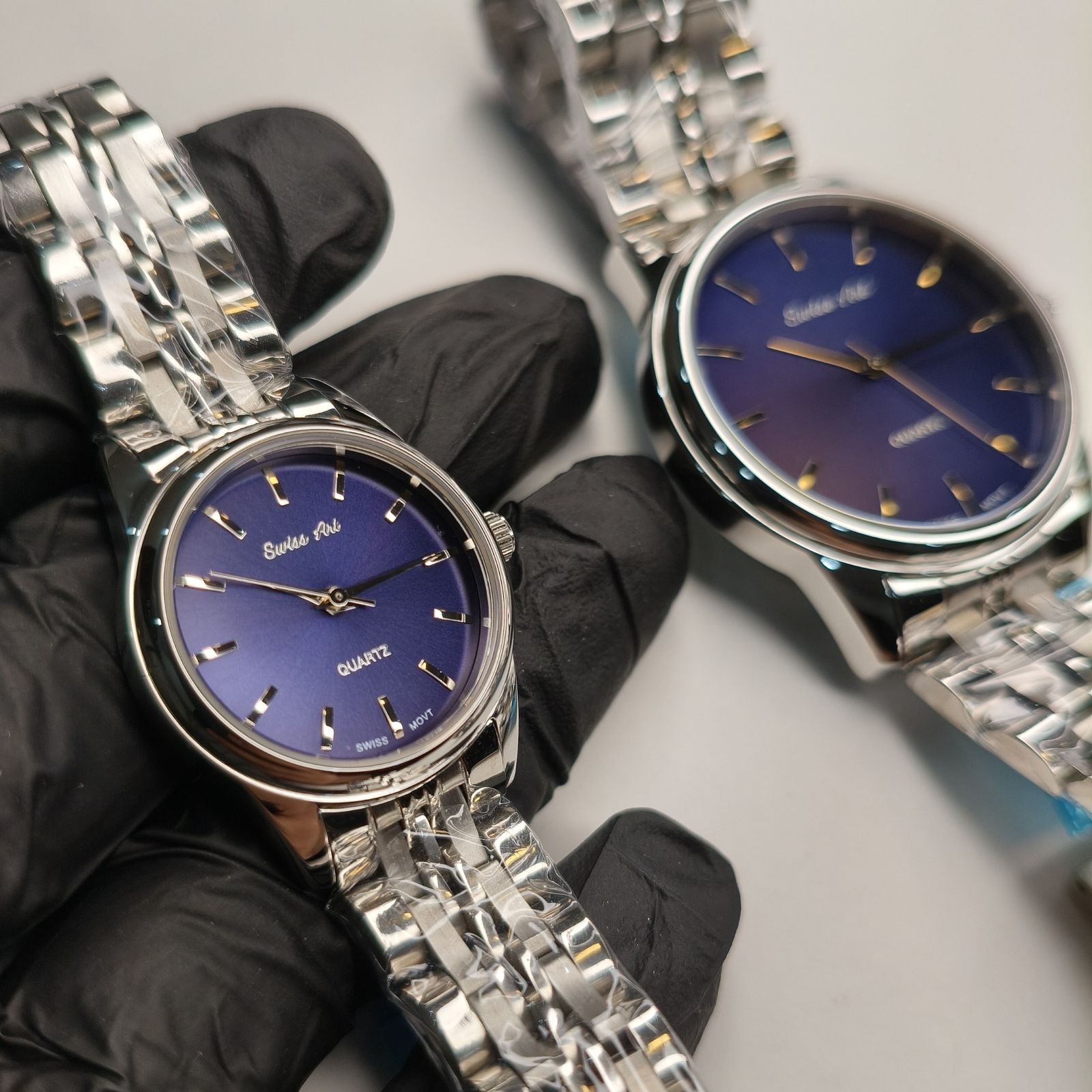 ست ساعت مچی عقربه‌ای کوارتز زنانه و مردانه سوئیس آرت مدل ANT182-183ST0006 -  - 7