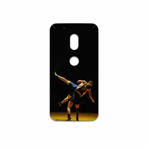 MAHOOT Wrestling Cover Sticker for Motorola Moto G4 Play