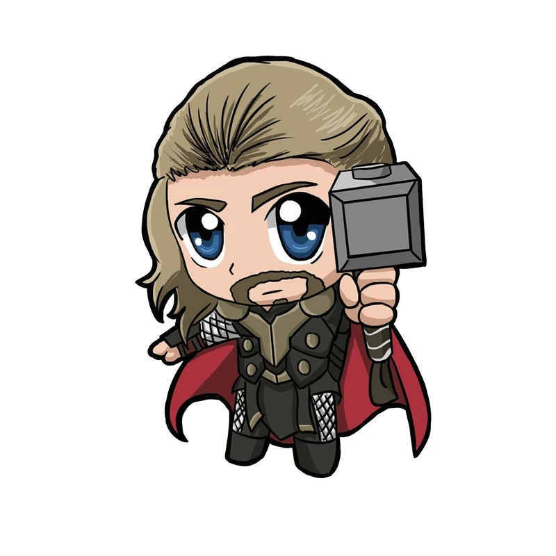 استیکر لپ تاپ و موبایل مدل سریال طرح تور اونجرز Thor Avengers کد 3166