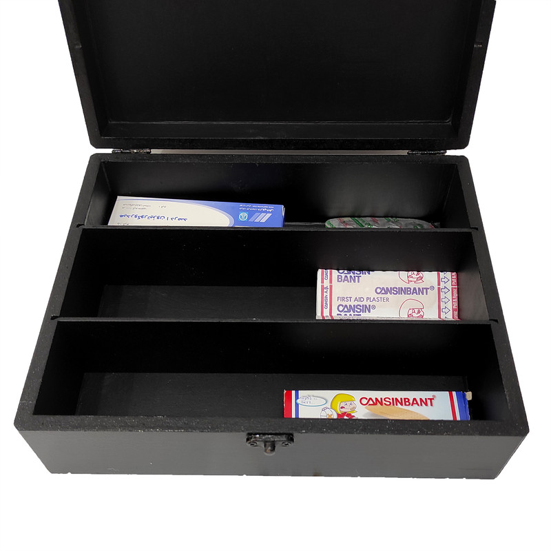 جعبه نگهدارنده دارو مدل چوبی کد 2025