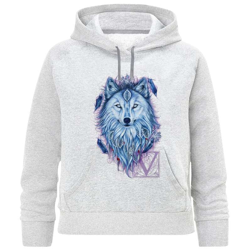 هودی پسرانه مدل گرگ W644