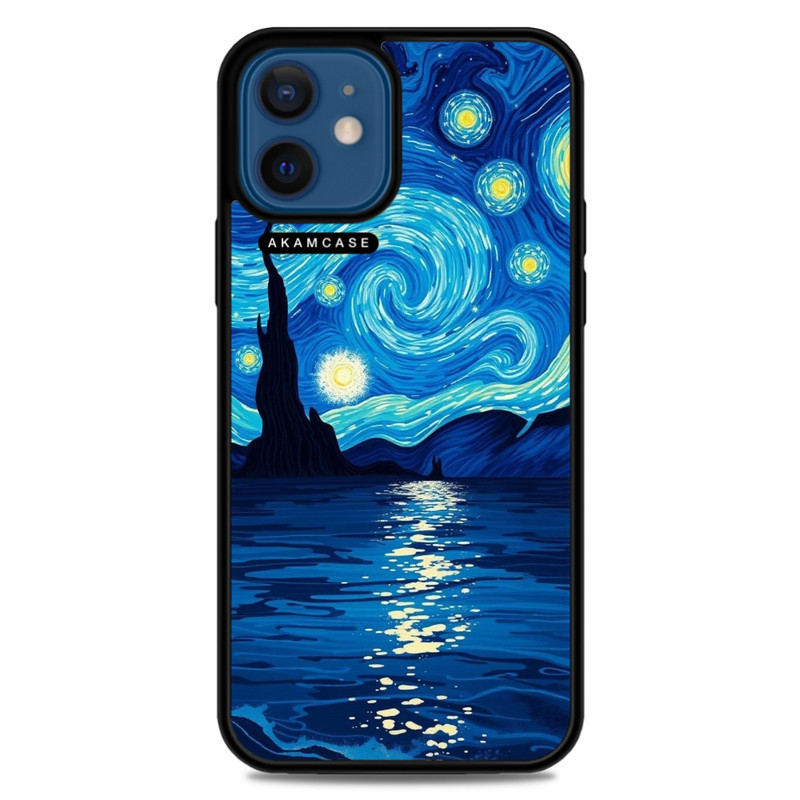 کاور آکام مدل AMC-WA12M-VANGOGH-14 مناسب برای گوشی موبایل اپل iPhone 12 Mini