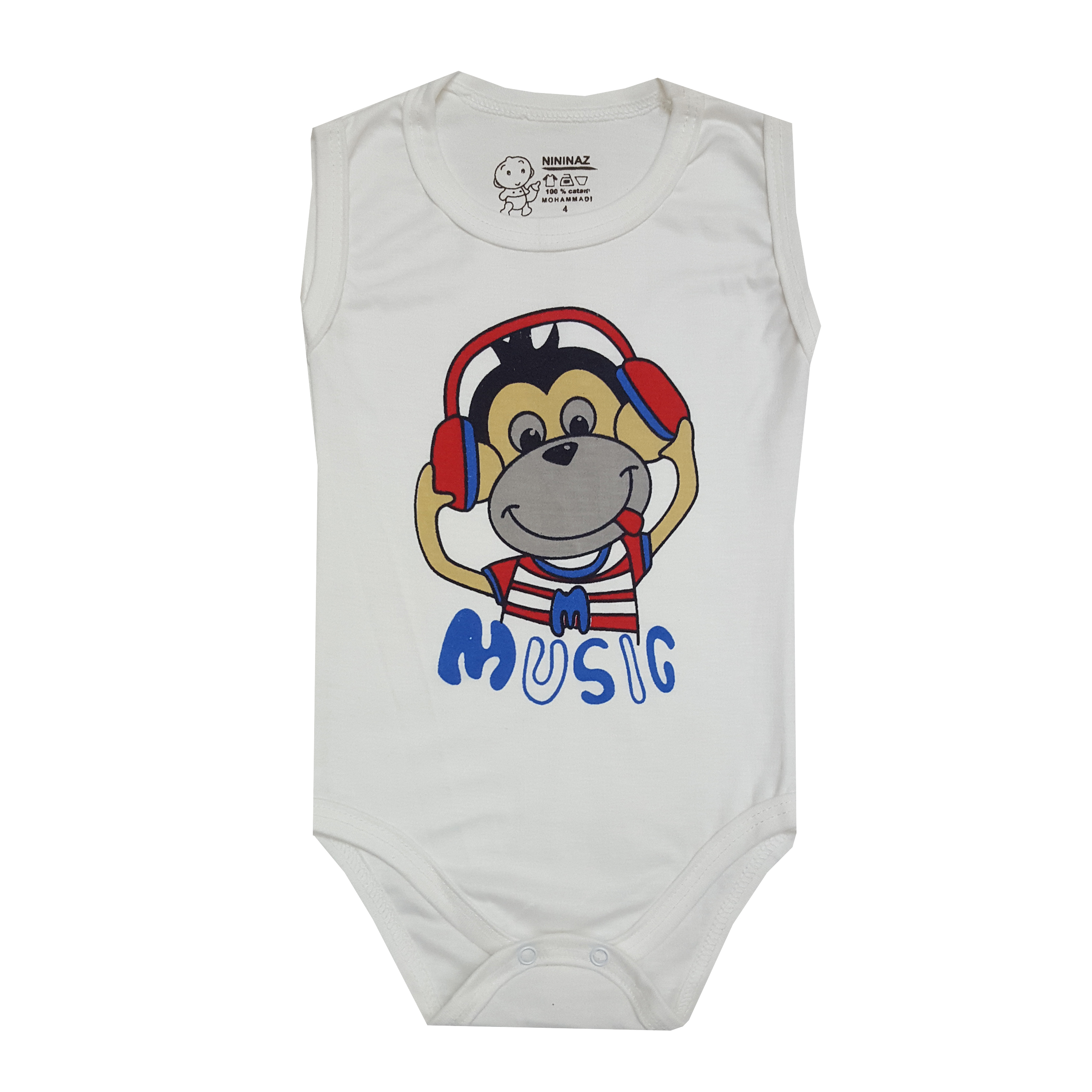 بادی نوزادی مدل میمون