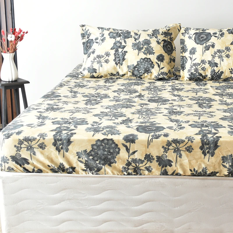 سرویس ملحفه بومرنگ مدل Paniz-120 یکنفره 2 تکه