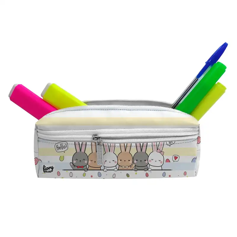 جامدادی مستر راد مدل سه زیپ طرح خرگوش آنجل کد 2484