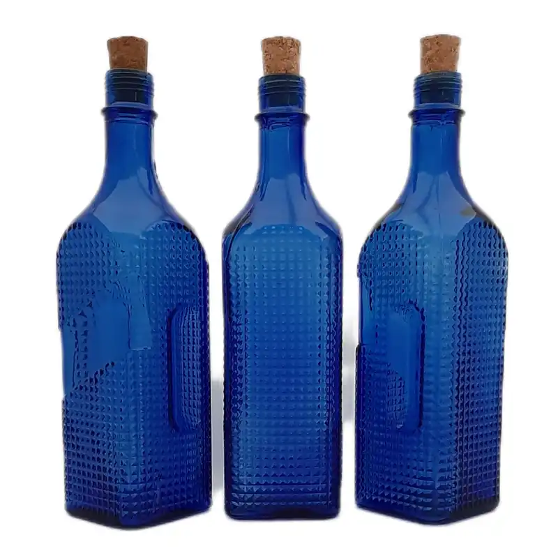 بطری شیشه ای مدل آب خورشیدی هخامنشی مجموعه 3 عددی