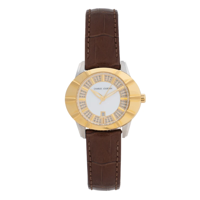 ساعت مچی عقربه‌ای کوارتز زنانه چارلز جردن مدل MOON 184.23