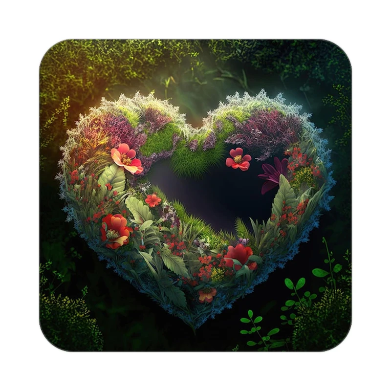 زیر لیوانی کاکتی مدل عاشقانه کد mp11619