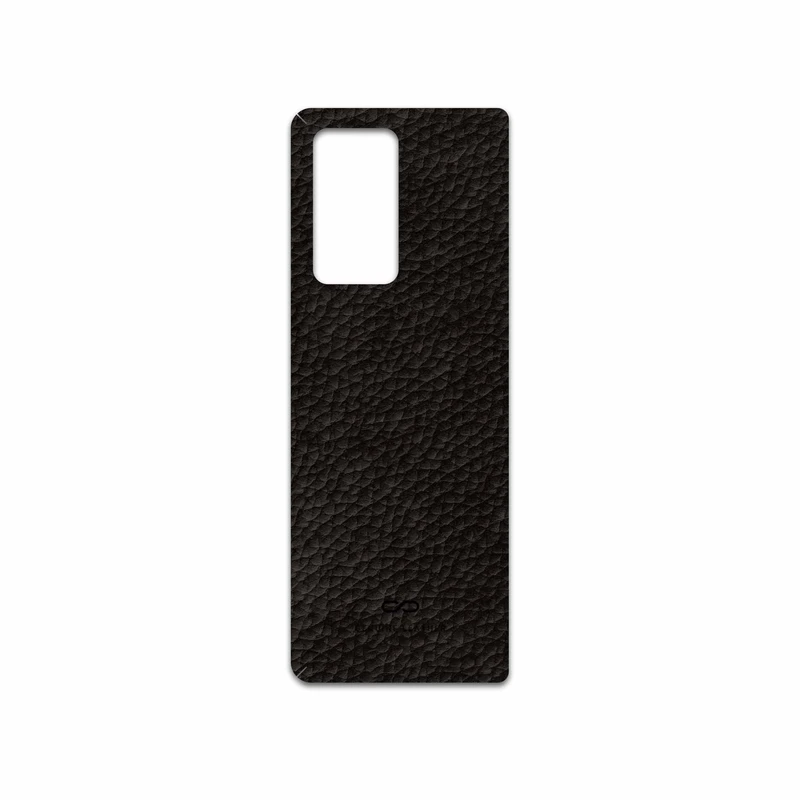 برچسب پوششی ماهوت مدل Dark-Brown-Leather مناسب برای گوشی موبایل سامسونگ Galaxy Z FOLD 2