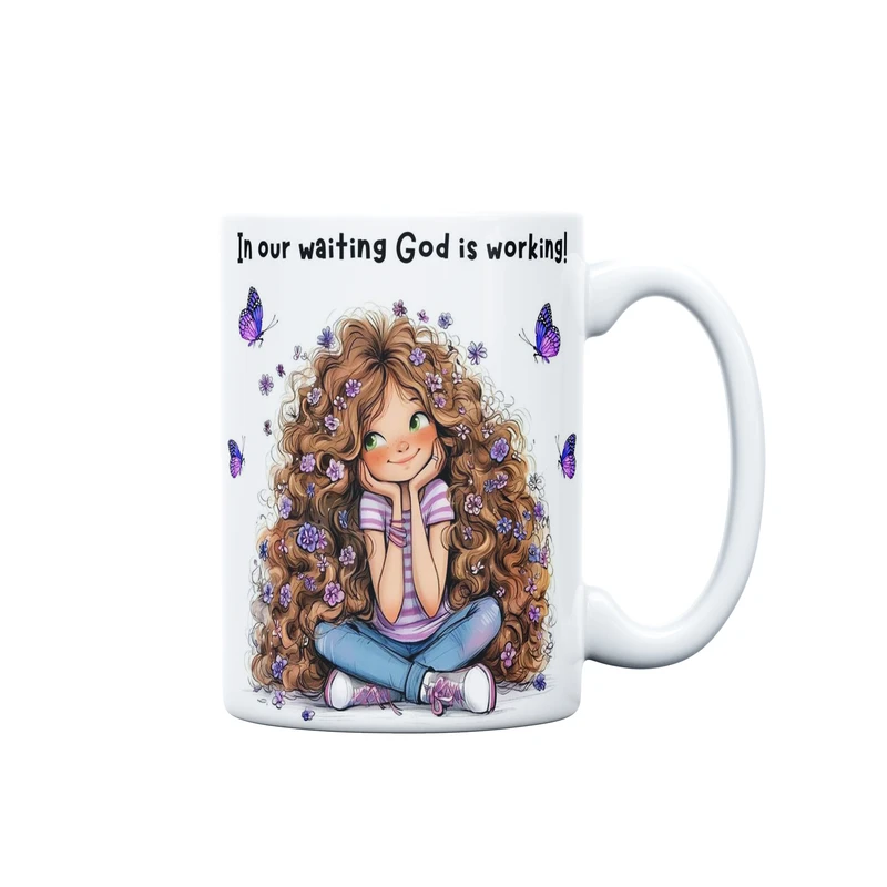 ماگ مدل فانتزی طرح جملات انگیزشی کد 243