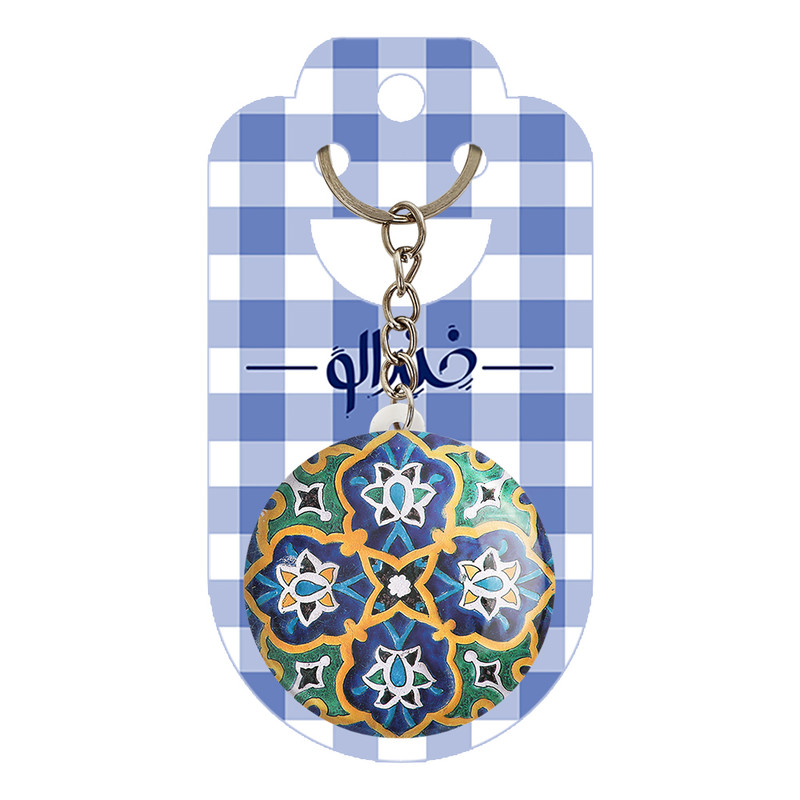 جاکلیدی خندالو طرح کاشی کد 2153 جاکلیدی خندالو طرح کاشی کد 2153