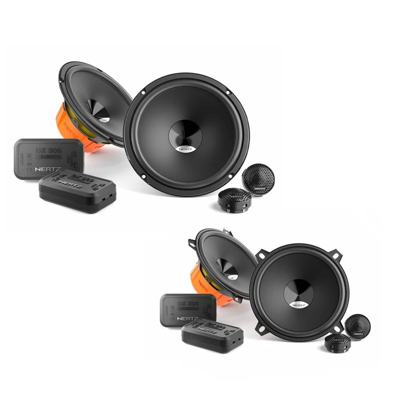 کامپوننت پشت و جلو خودرو هرتز مدل DSK-165-130 سایز 6.5 و 5 اینچ بسته 8 عددی