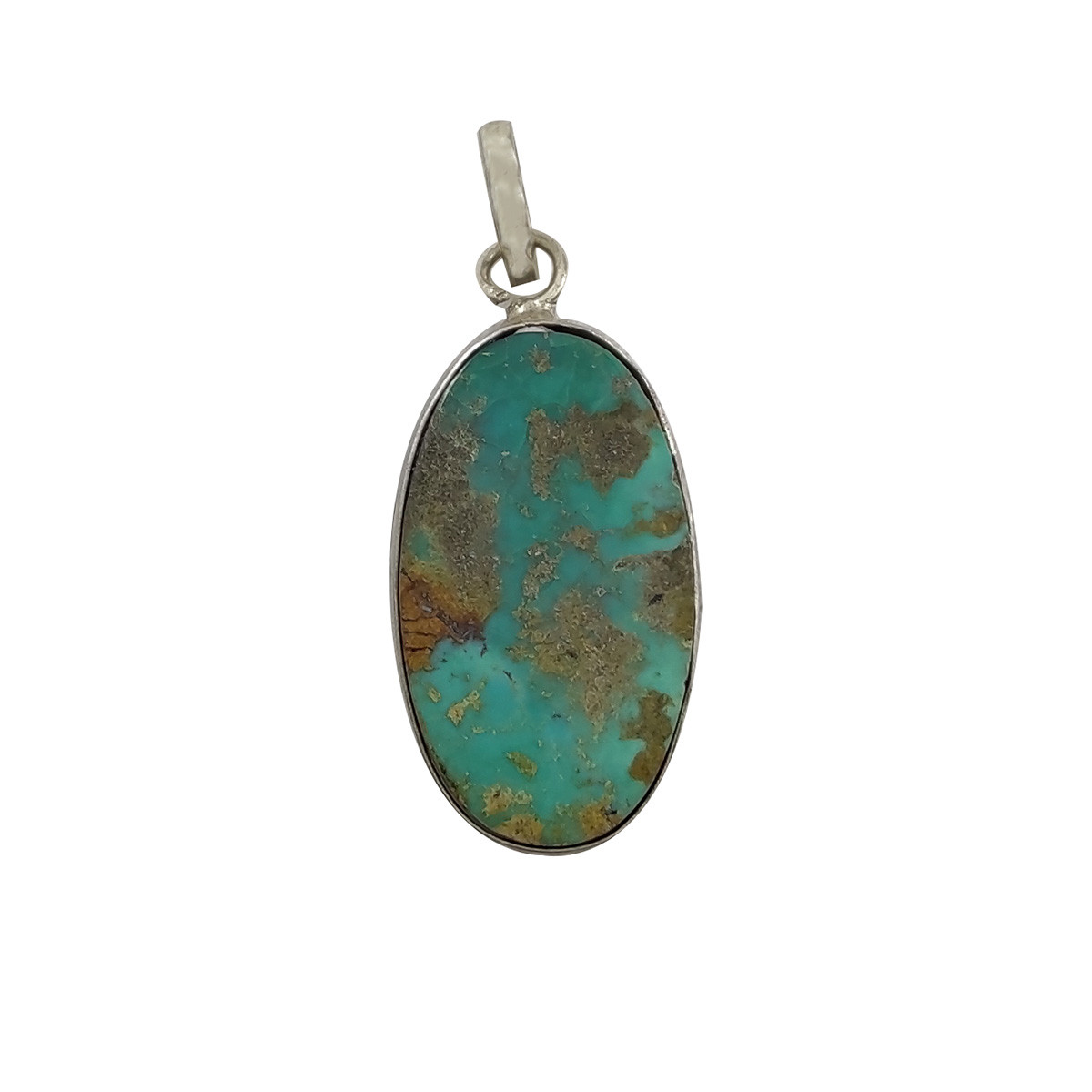 آویز گردنبند نقره زنانه سلین کالا مدل mps-6 فیروزه