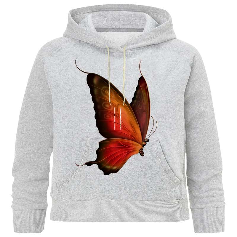 هودی دخترانه مدل M 29 پروانه