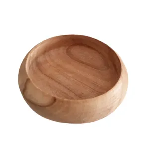 کاسه مدل چوبی طرح گردو کد 01