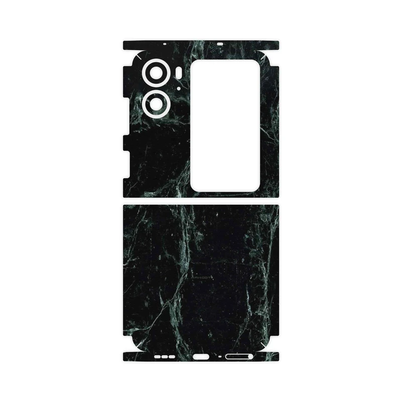 برچسب پوششی ماهوت مدل Graphite_Green_Marble-FullSkin مناسب برای گوشی موبایل اپو Find N2 Flip
