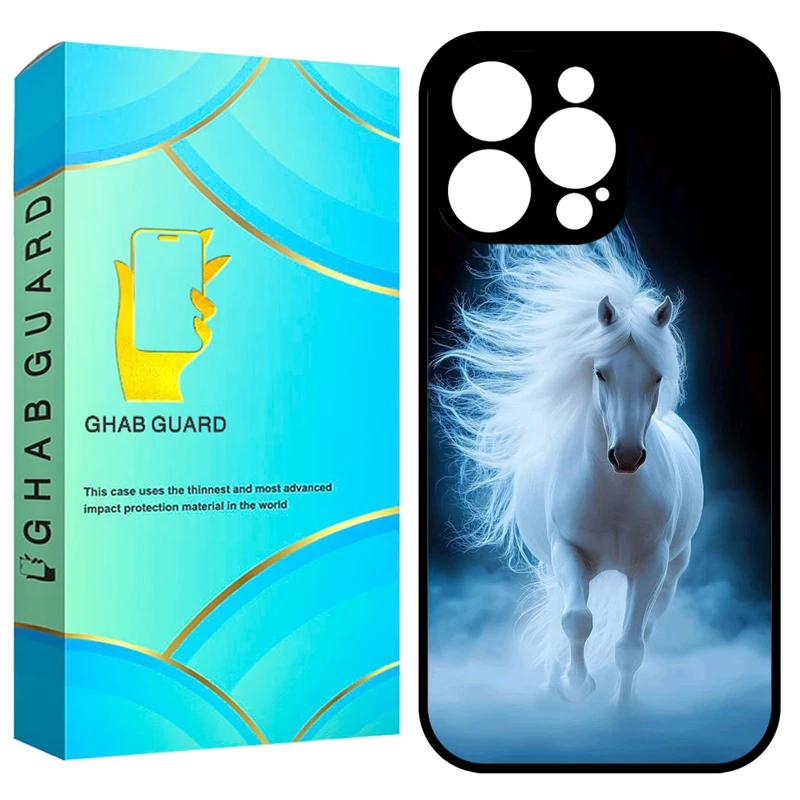 کاور قاب گارد طرح اسب مدل GCHP16P مناسب برای گوشی موبایل اپل iPhone 16 Pro