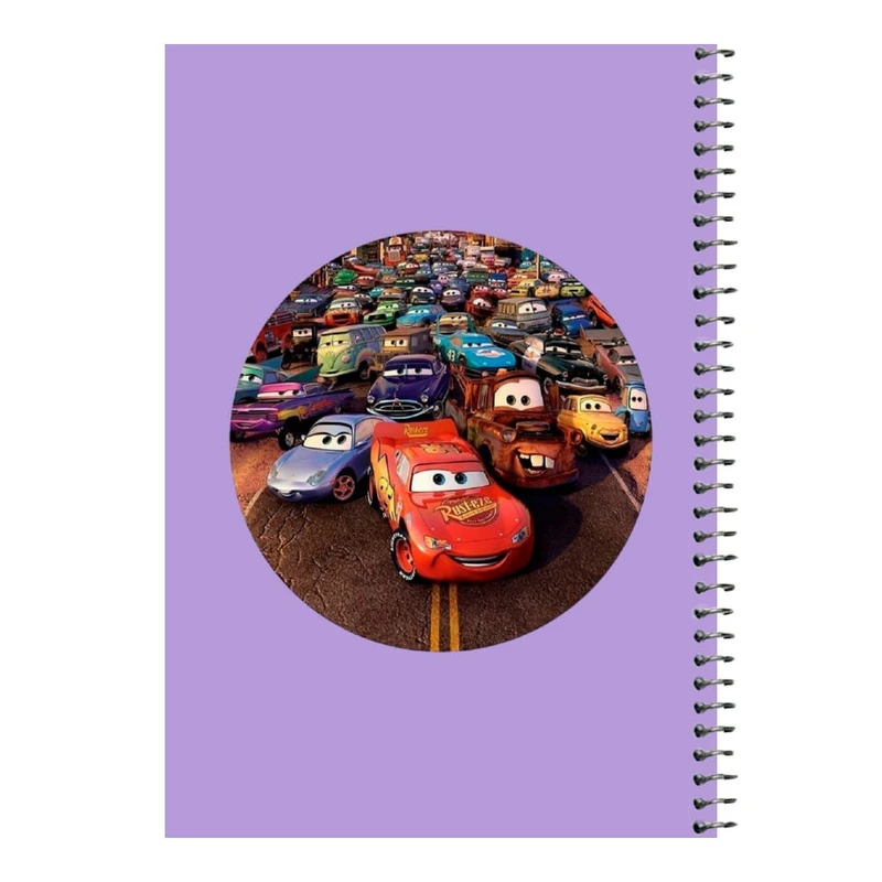 دفتر مشق 80 برگ اس جی مدل ماشین ها کد 1