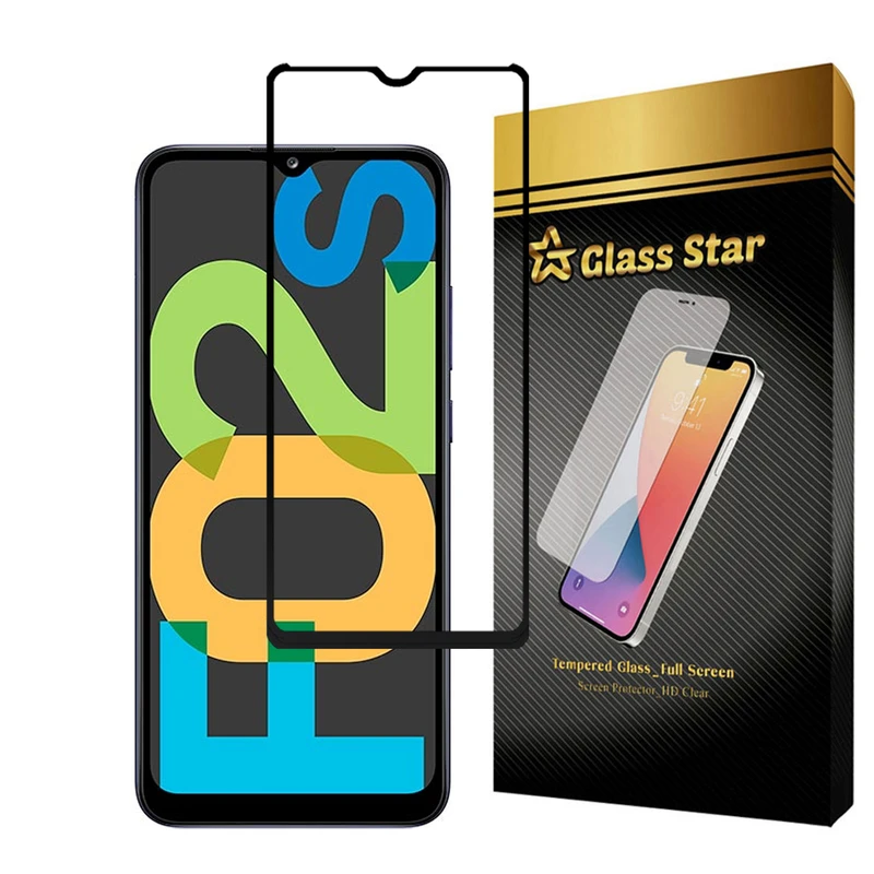 محافظ صفحه نمایش گلس استار مدل FULPLUSS مناسب برای گوشی موبایل سامسونگ  Galaxy F02s