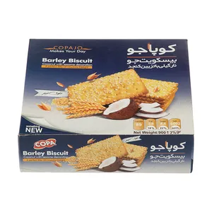 بیسکویت جو کوپا جو با طعم نارگیل و تزیین کنجد - 900 گرم 
