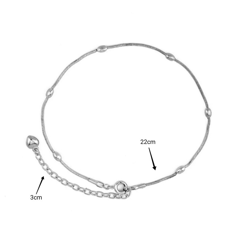 پابند نقره زنانه مدل گوی 2016