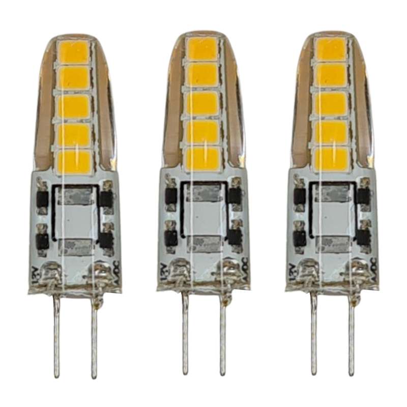 لامپ ال ای دی 0.6 وات مدل SMD12V-3 پایه G4 بسته 3 عددی