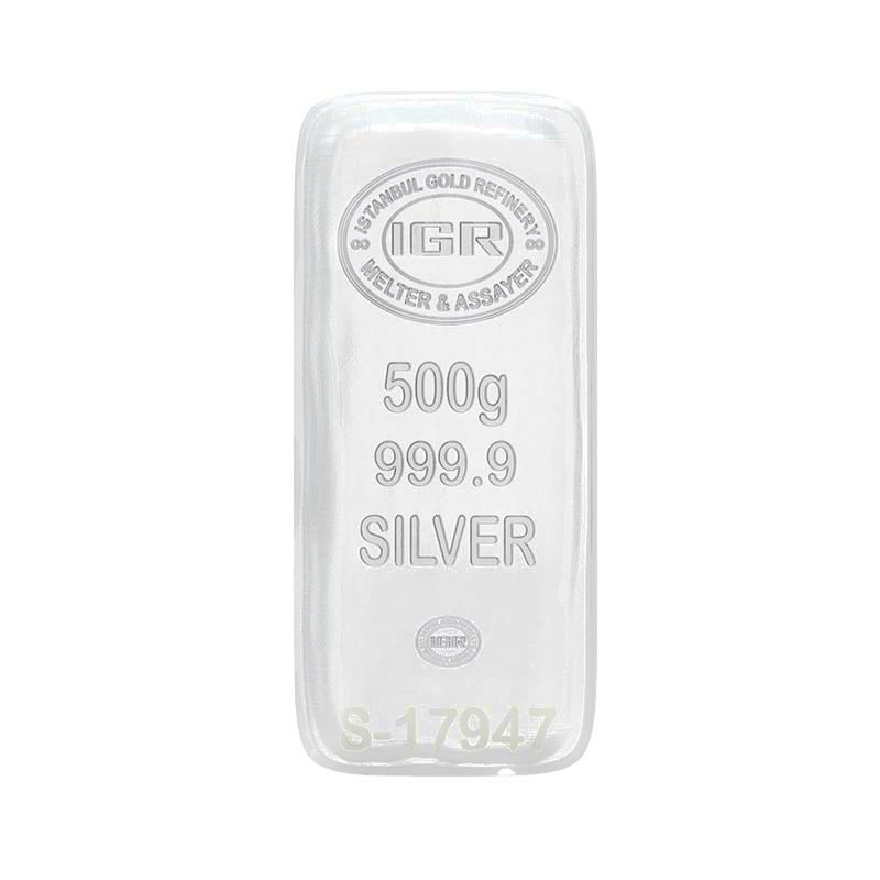 شمش نقره عیار مدل s500