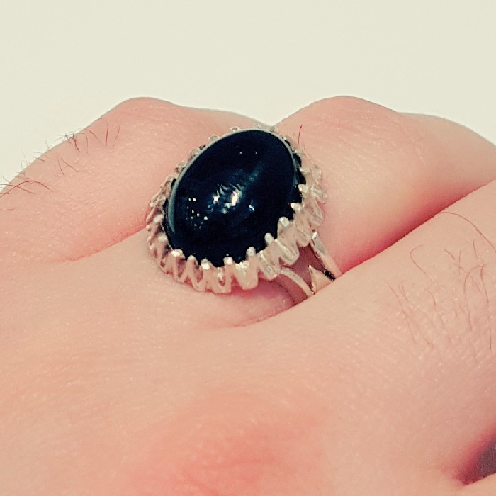 انگشتر نقره مردانه مدل P3000