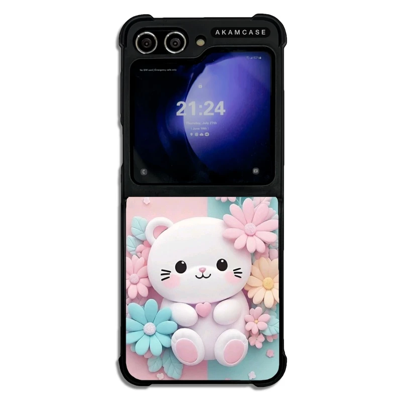 کاور آکام مدل AMC-WSGZFLIP5-GIRLY5 مناسب برای گوشی موبایل سامسونگ Galaxy Z Flip 5