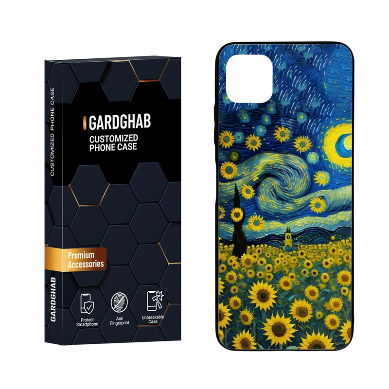 کاور گارد قاب مدل دور ژله ای هنری مناسب برای گوشی موبایل سامسونگ Galaxy A22 5G