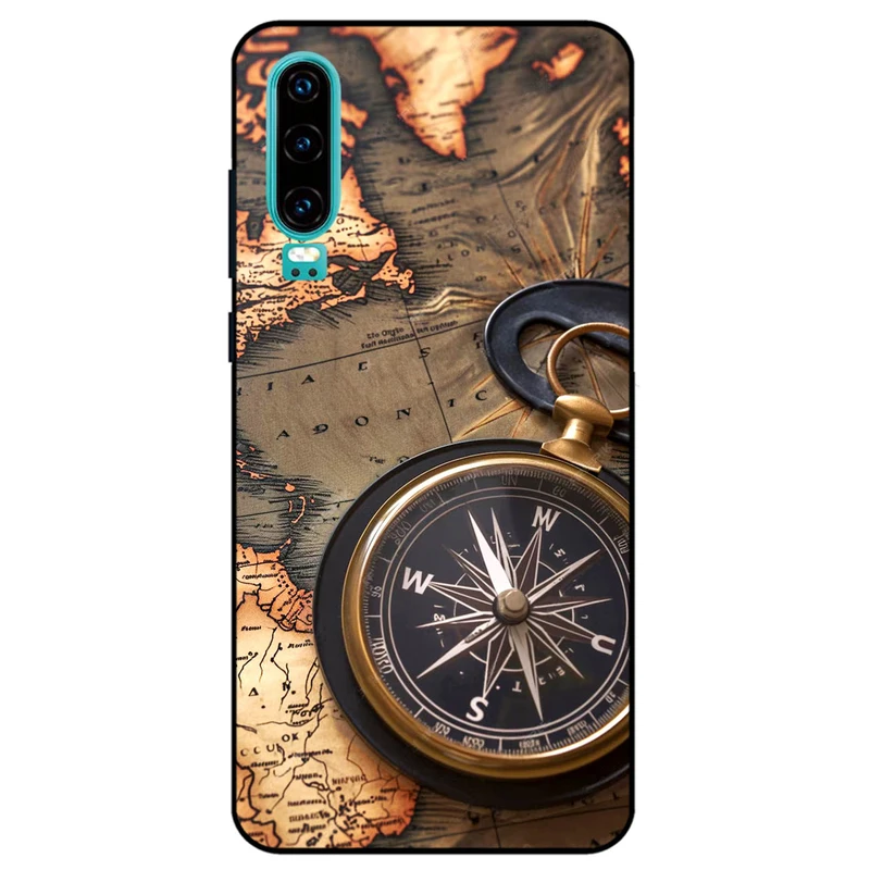 کاور مگافون طرح نقشه مدل 7397 مناسب برای گوشی موبایل هوآوی P30