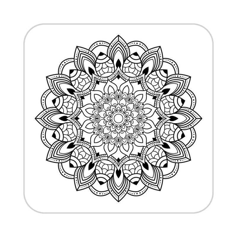 زیر لیوانی کاکتی طرح اسلیمی مدل mg10343