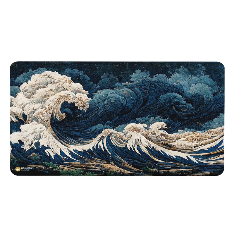 ماوس پد هومرو مدل DP025 طرح نقاشی امواج و دریا پریمیوم