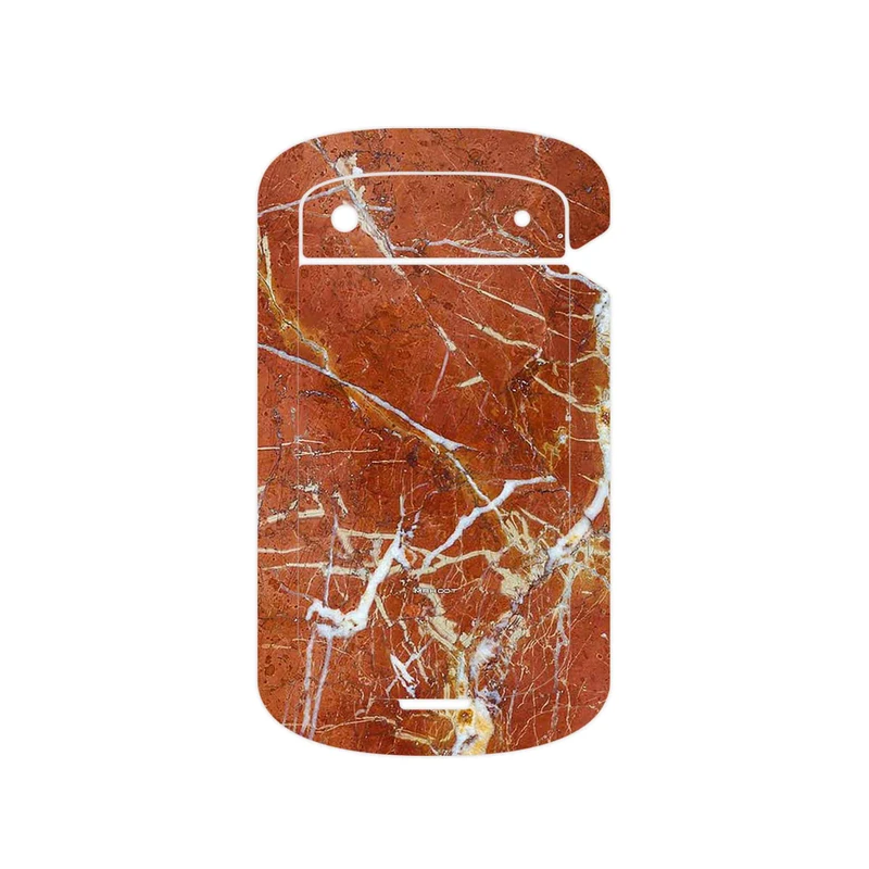 برچسب پوششی ماهوت مدل Red Marble مناسب برای گوشی موبایل بلک بری Bold Touch 9900