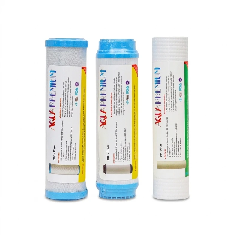 فیلتر دستگاه تصفیه آب آکواپرمیوم مدل AP-3S مجموعه 3 عددی