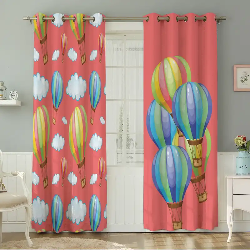 پرده نیروانا طرح  کودک مدل مخمل کد 8180 سایز 140×280 سانتی متر