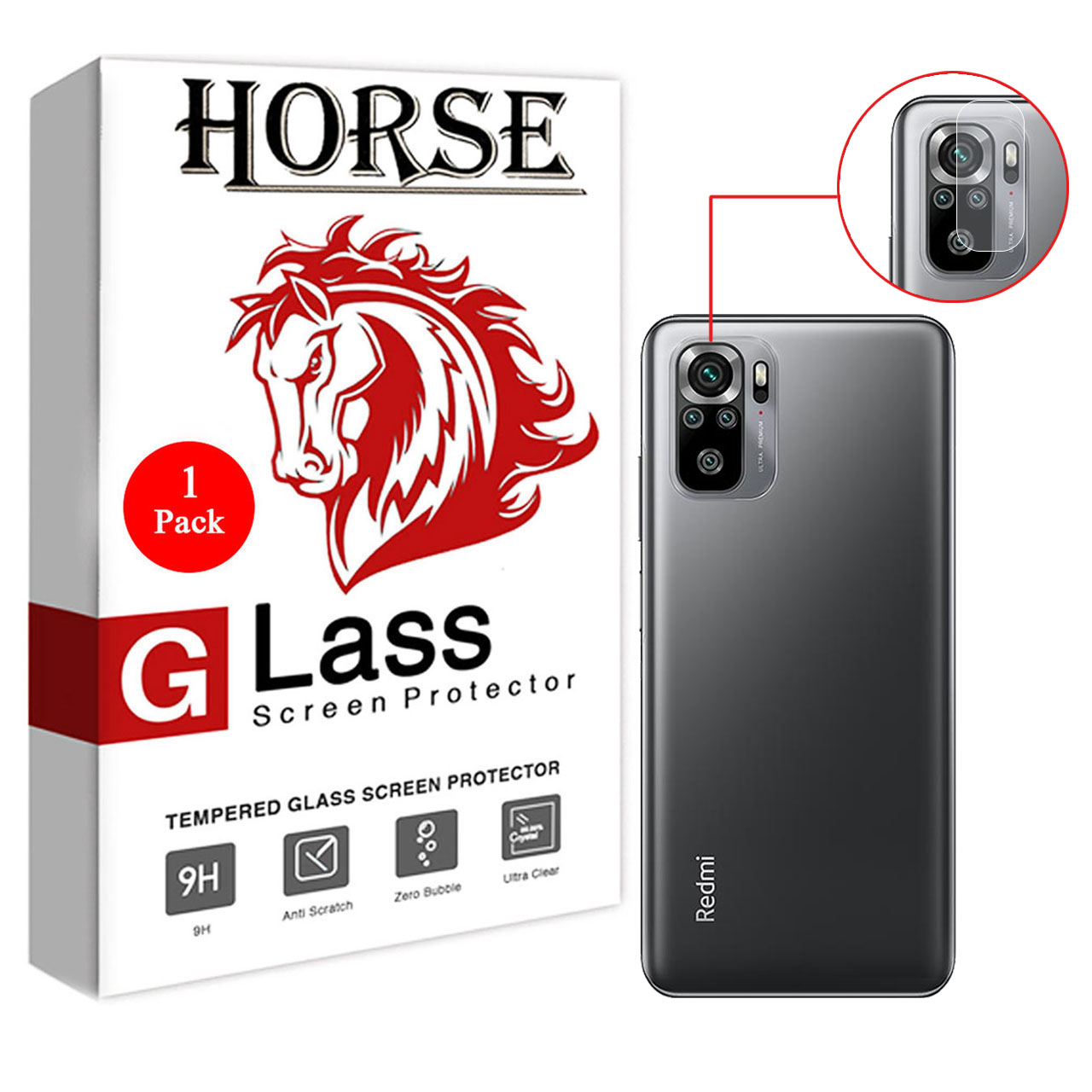 محافظ لنز دوربین هورس مدل SGL01 مناسب برای گوشی موبایل شیایومی Redmi Note 10S