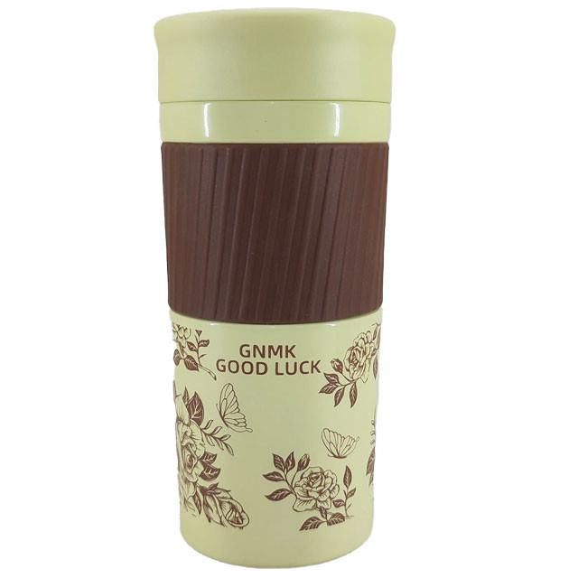 تراول ماگ مدل GNMK طرح گل کد 02 گنجایش 0.42 لیتر