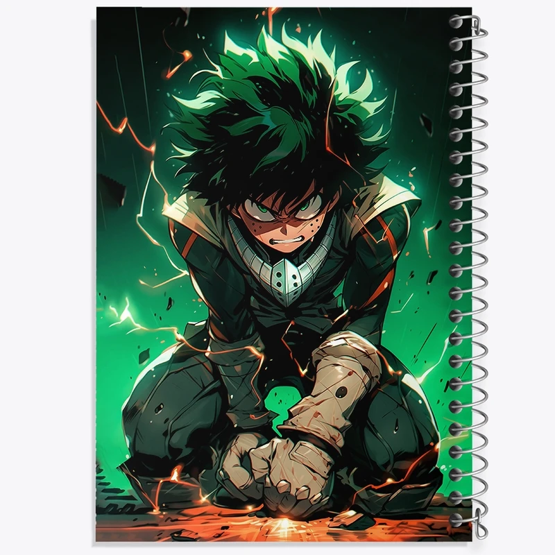 دفتر شطرنجی 50 برگ خندالو مدل انیمه آکادمی قهرمان من کد F2837