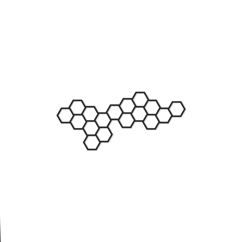 دیوارکوب طرح شش ضلعی مدل ge-b01
