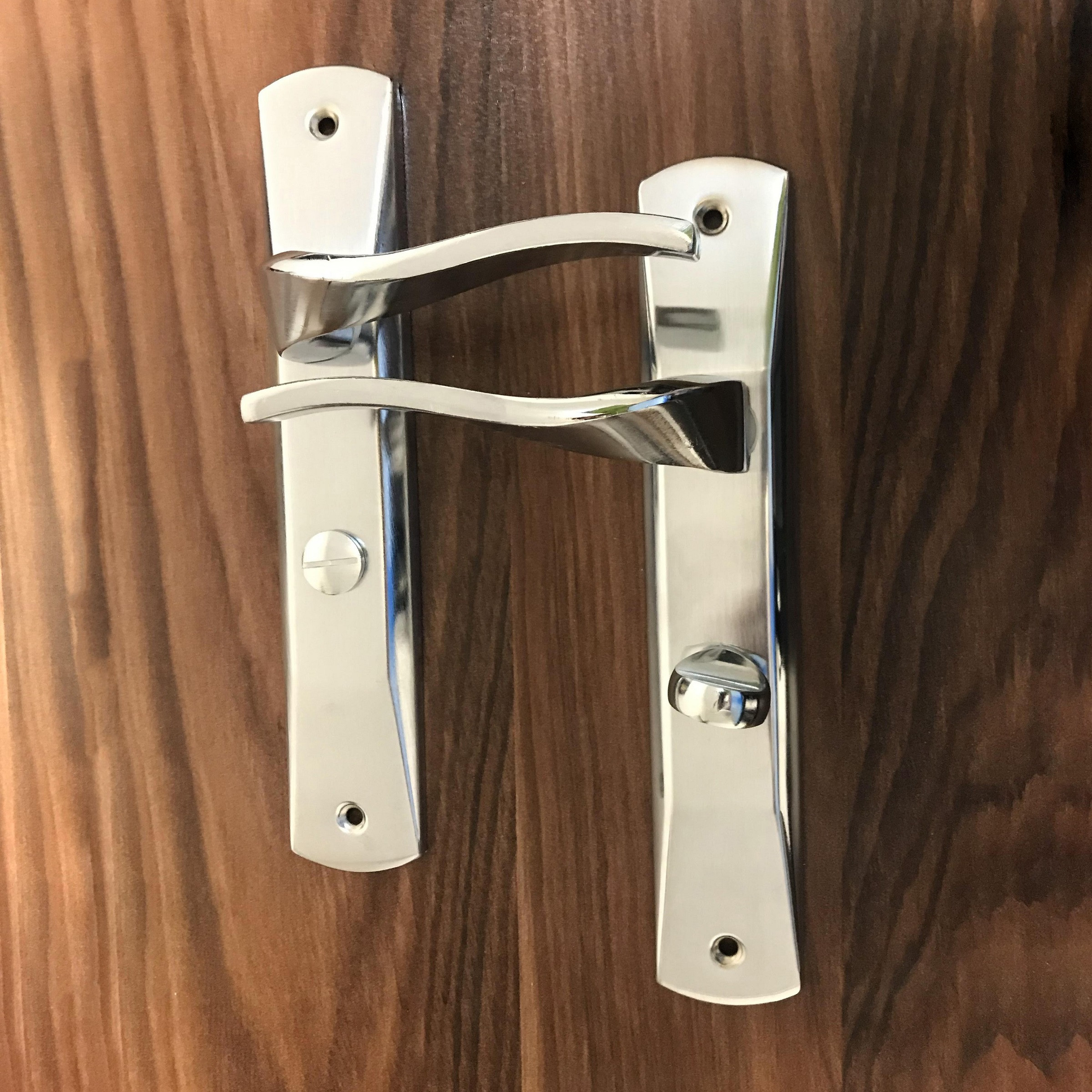 دستگیره در مشکات مدل سرویسی راست بازشو SHOKOLATI - C R مجموعه 2 عددی