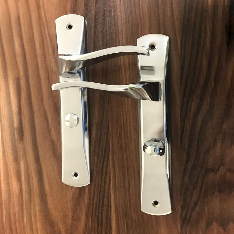 دستگیره در مشکات مدل سرویسی راست بازشو SHOKOLATI - C R مجموعه 2 عددی