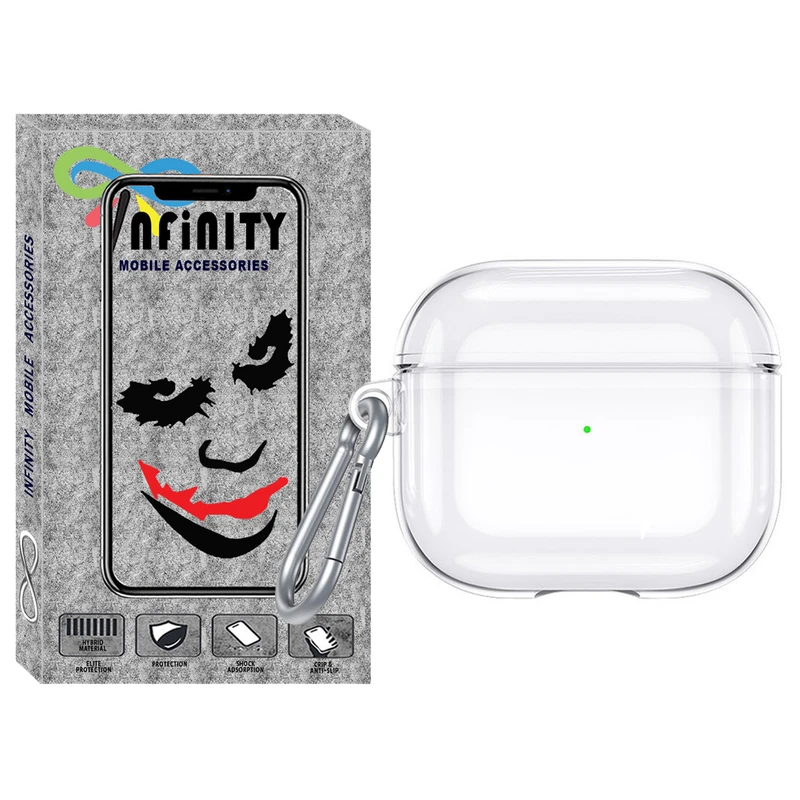 کاور اینفینیتی مدل Clear-IN مناسب برای کیس اپل ایرپاد Airpods 3